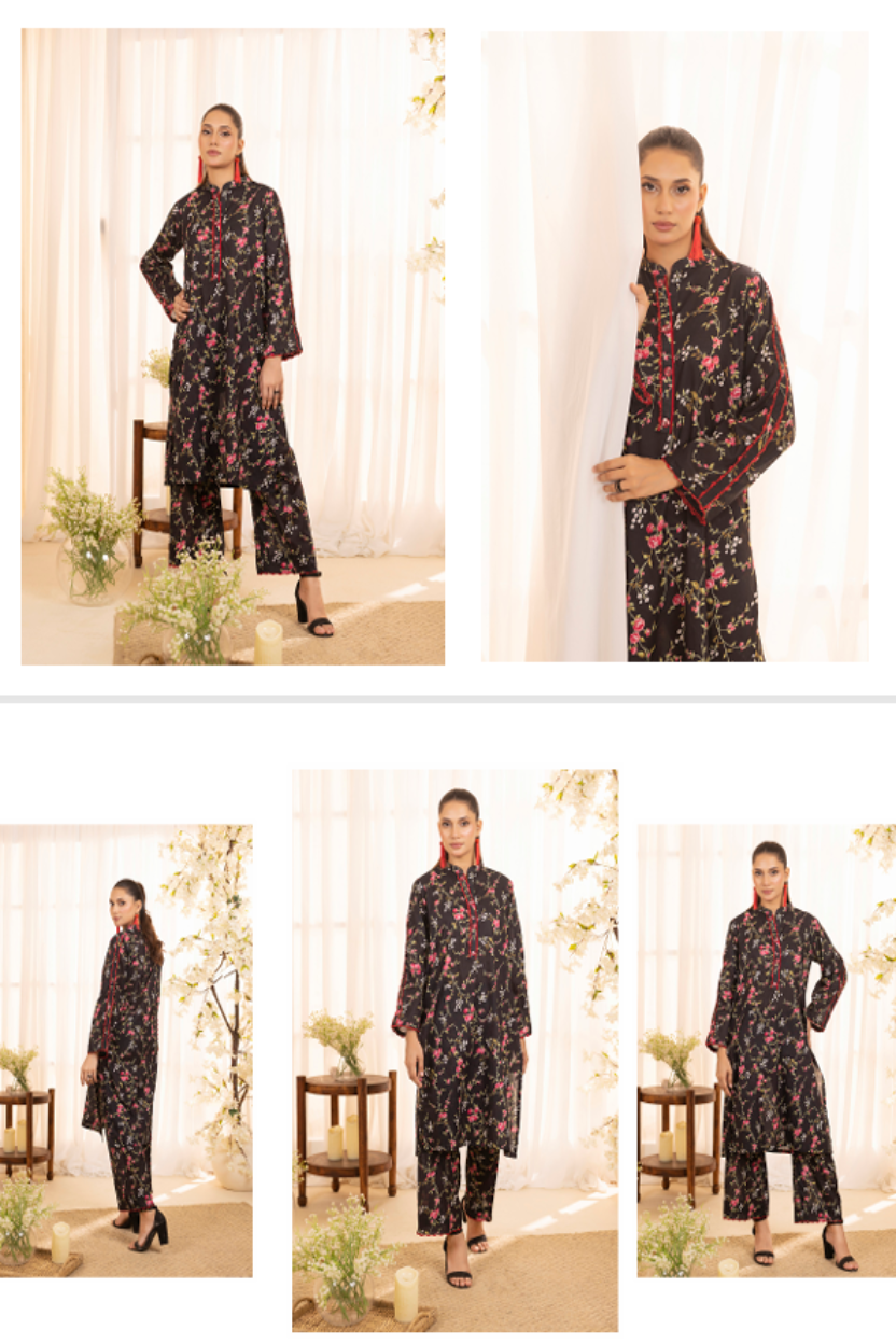 Identic Separates<br> (2 Pcs) Printed Lawn (Stitched) Sethi Brothers